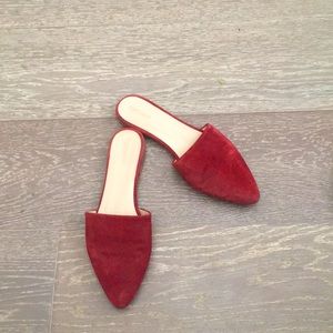 Topshop Red Mule Size 8